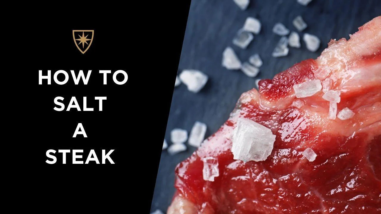 How To Salt a Steak Holy Grail Steak Co