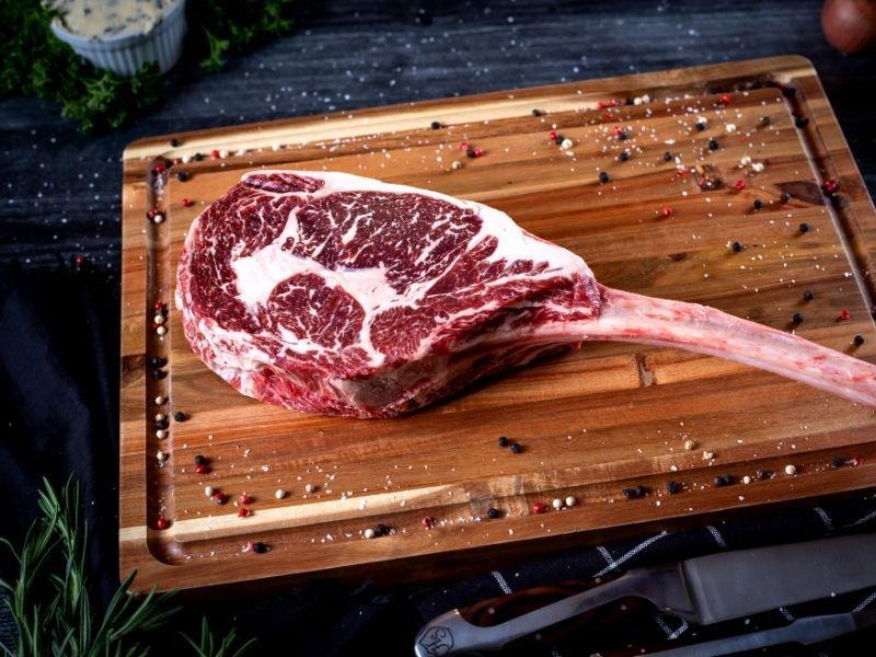 Akaushi American Wagyu Cowboy-Hawk Steak – Holy Grail Steak Co.