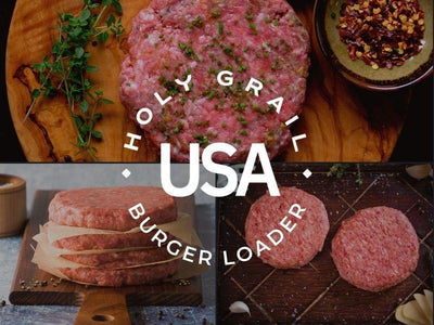 Pork & American Wagyu Burger Loader - Holy Grail Steak Co.