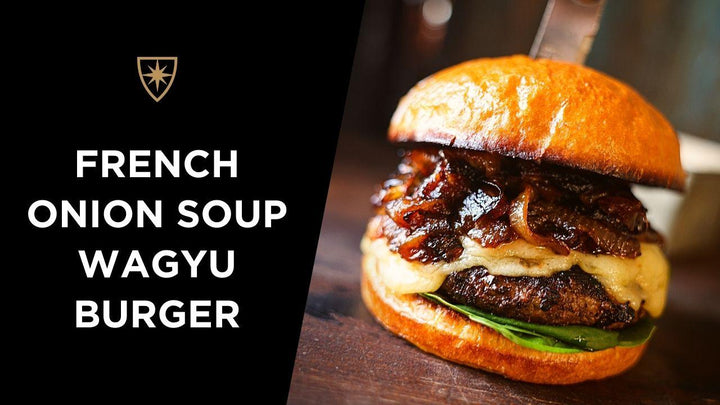 French Onion Soup Wagyu Burger