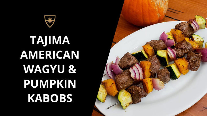 Tajima American Wagyu & Pumpkin Kabobs
