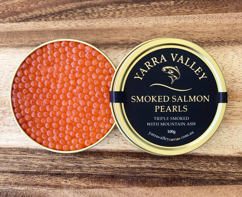 Yarra Valley Australian Caviar - Smoked Salmon Roe Pearls - 100g tin