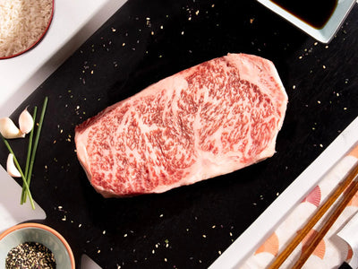 Kobe Strip Steak - Japanese A5 Wagyu - Holy Grail Steak Co.