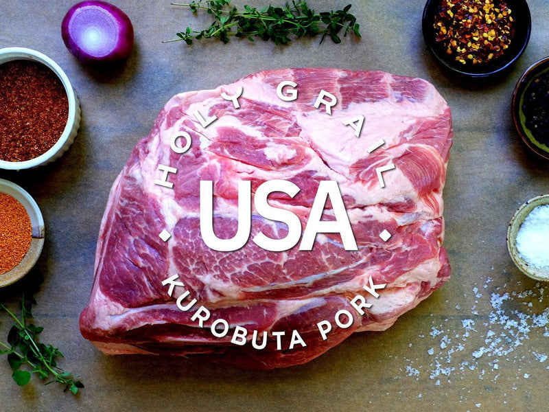 Kurobuta Pork Bone-in Shoulder Roast ~8-10lbs - Holy Grail Steak Co.