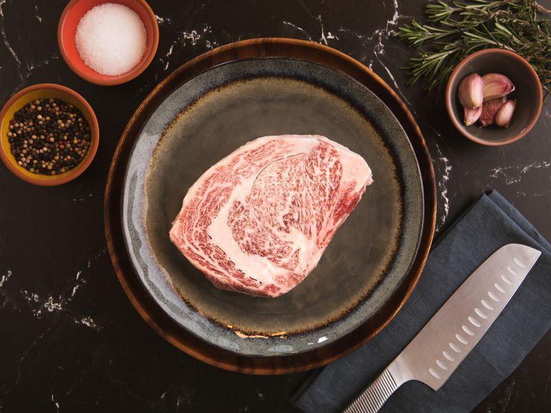 Ogata Farms Maesawa Beef A5 Ribeye & Strip Flight - Holy Grail Steak Co.