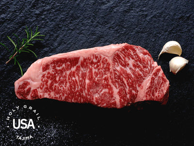 Tajima American Wagyu Strip Steak ~ 16oz. - Holy Grail Steak Co.