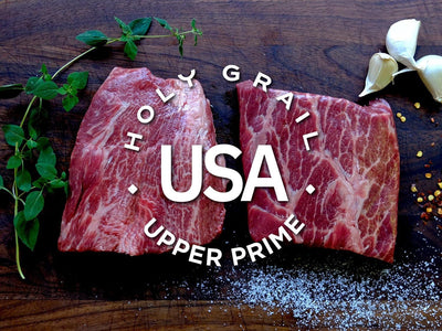 Upper Prime Black Angus Flat Iron Steak ~8oz - Holy Grail Steak Co.