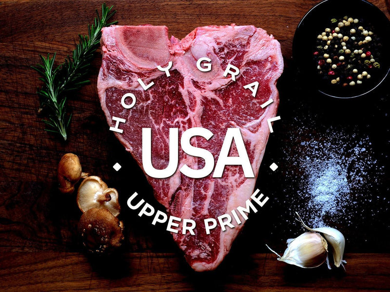Upper Prime Black Angus Porterhouse ~ 24oz. - Holy Grail Steak Co.