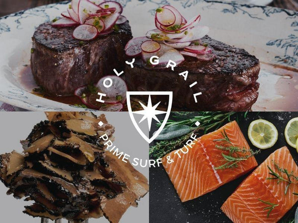 Upper Prime Surf & Turf Flight - Holy Grail Steak Co.